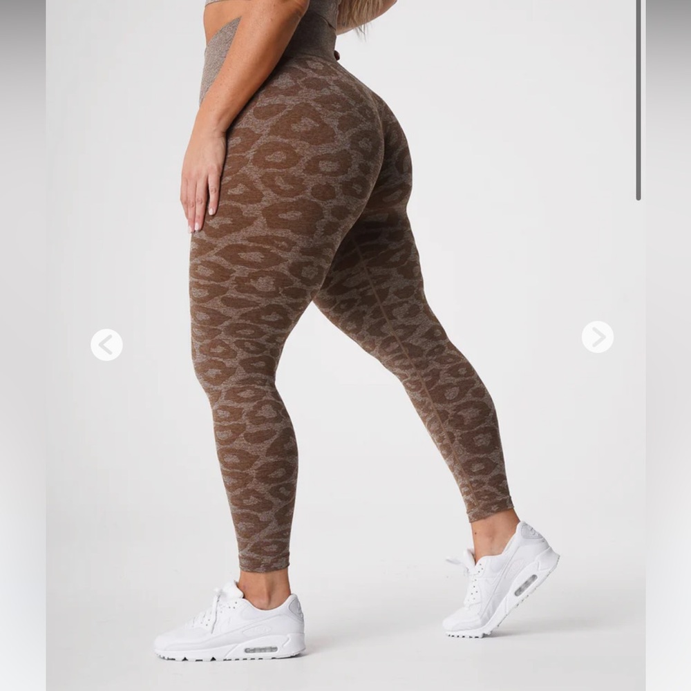 Mocha Leopard Seamless Leggings
